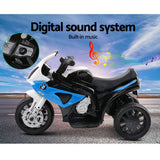 darrahopens Baby & Kids > Ride on Cars, Go-karts & Bikes Kids Ride On Motorbike BMW Licensed S1000RR Motorcycle Car Blue