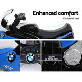 darrahopens Baby & Kids > Ride on Cars, Go-karts & Bikes Kids Ride On Motorbike BMW Licensed S1000RR Motorcycle Car Blue