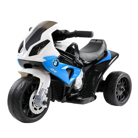 darrahopens Baby & Kids > Ride on Cars, Go-karts & Bikes Kids Ride On Motorbike BMW Licensed S1000RR Motorcycle Car Blue