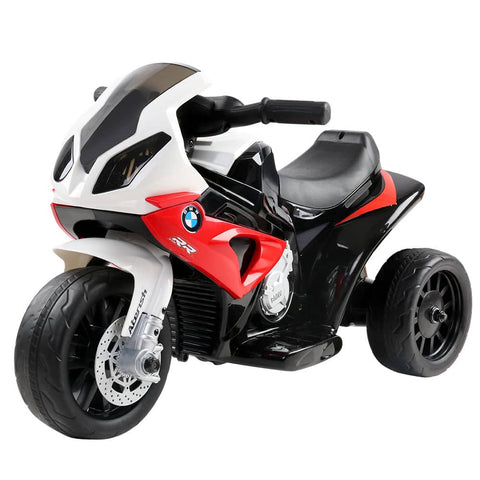darrahopens Baby & Kids > Ride on Cars, Go-karts & Bikes Kids Ride On Motorbike BMW Licensed S1000RR Motorcycle Car Red