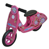 Darrahopens Baby & Kids > Ride on Cars, Go-karts & Bikes Kidzamo Maria Pink Wooden Balance Scooter 12" for Kids