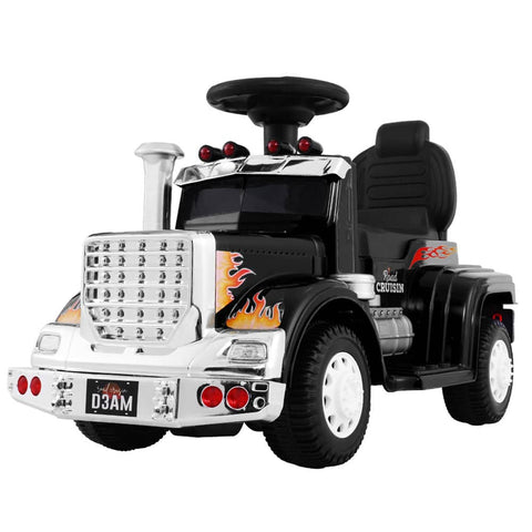 darrahopens Baby & Kids > Ride on Cars, Go-karts & Bikes Ride On Cars Kids Electric Toys Car Battery Truck Childrens Motorbike Toy Rigo Black