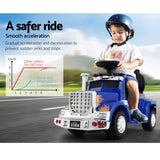 darrahopens Baby & Kids > Ride on Cars, Go-karts & Bikes Ride On Cars Kids Electric Toys Car Battery Truck Childrens Motorbike Toy Rigo Blue
