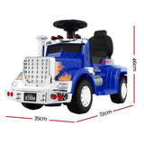 darrahopens Baby & Kids > Ride on Cars, Go-karts & Bikes Ride On Cars Kids Electric Toys Car Battery Truck Childrens Motorbike Toy Rigo Blue