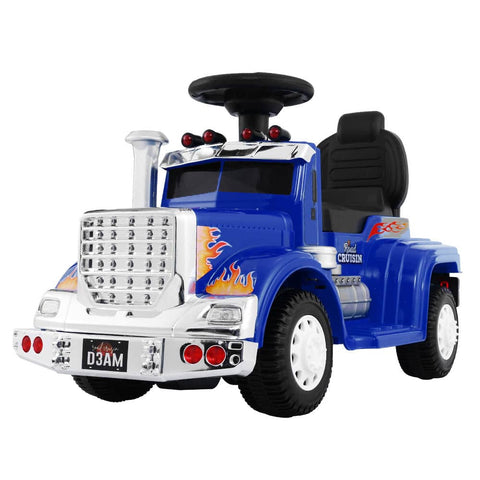 darrahopens Baby & Kids > Ride on Cars, Go-karts & Bikes Ride On Cars Kids Electric Toys Car Battery Truck Childrens Motorbike Toy Rigo Blue