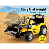 darrahopens Baby & Kids > Ride on Cars, Go-karts & Bikes Rigo Kids Ride On Bulldozer Digger Electric Car Yellow