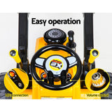 darrahopens Baby & Kids > Ride on Cars, Go-karts & Bikes Rigo Kids Ride On Bulldozer Digger Electric Car Yellow