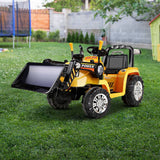 darrahopens Baby & Kids > Ride on Cars, Go-karts & Bikes Rigo Kids Ride On Bulldozer Digger Electric Car Yellow