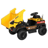 Darrahopens Baby & Kids > Ride on Cars, Go-karts & Bikes Rigo Kids Ride On Car Dumptruck 12V Electric Bulldozer Toys Cars Battery Yellow