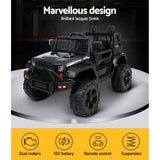 darrahopens Baby & Kids > Ride on Cars, Go-karts & Bikes Rigo Kids Ride On Car Electric 12V Car Toys Jeep Battery Remote Control Black