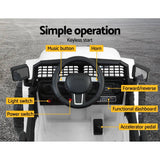 darrahopens Baby & Kids > Ride on Cars, Go-karts & Bikes Rigo Kids Ride On Car Electric 12V Car Toys Jeep Battery Remote Control White