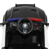Darrahopens Baby & Kids > Ride on Cars, Go-karts & Bikes Rigo Kids Ride On Car Electric Patrol Police Cars Battery Powered Toys 12V Black