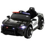 Darrahopens Baby & Kids > Ride on Cars, Go-karts & Bikes Rigo Kids Ride On Car Electric Patrol Police Cars Battery Powered Toys 12V Black