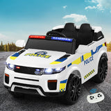 Darrahopens Baby & Kids > Ride on Cars, Go-karts & Bikes Rigo Kids Ride On Car Electric Patrol Police Toy Cars Remote Control 12V White