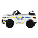 Darrahopens Baby & Kids > Ride on Cars, Go-karts & Bikes Rigo Kids Ride On Car Electric Patrol Police Toy Cars Remote Control 12V White
