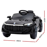 darrahopens Baby & Kids > Ride on Cars, Go-karts & Bikes Rigo Kids Ride On Car Electric Toys 12V Battery Remote Control Black MP3 LED