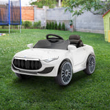 darrahopens Baby & Kids > Ride on Cars, Go-karts & Bikes Rigo Kids Ride On Car Electric Toys 12V Battery Remote Control White MP3 LED