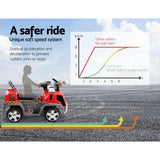 darrahopens Baby & Kids > Ride on Cars, Go-karts & Bikes Rigo Kids Ride On Fire Truck Motorbike Motorcycle Car Red Grey
