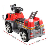 darrahopens Baby & Kids > Ride on Cars, Go-karts & Bikes Rigo Kids Ride On Fire Truck Motorbike Motorcycle Car Red Grey