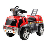darrahopens Baby & Kids > Ride on Cars, Go-karts & Bikes Rigo Kids Ride On Fire Truck Motorbike Motorcycle Car Red Grey