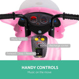 darrahopens Baby & Kids > Ride on Cars, Go-karts & Bikes Rigo Kids Ride On Motorbike Motorcycle Car Pink