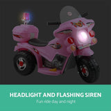 darrahopens Baby & Kids > Ride on Cars, Go-karts & Bikes Rigo Kids Ride On Motorbike Motorcycle Car Pink