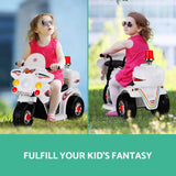 darrahopens Baby & Kids > Ride on Cars, Go-karts & Bikes Rigo Kids Ride On Motorbike Motorcycle Car Toys White