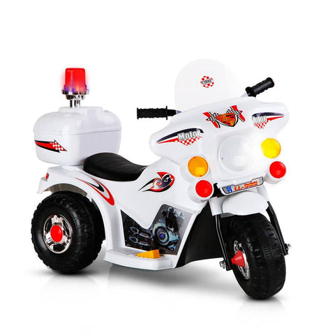 darrahopens Baby & Kids > Ride on Cars, Go-karts & Bikes Rigo Kids Ride On Motorbike Motorcycle Car Toys White