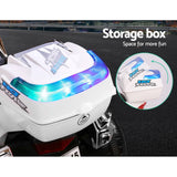 darrahopens Baby & Kids > Ride on Cars, Go-karts & Bikes Rigo Kids Ride On Motorbike Motorcycle Car White