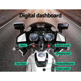 darrahopens Baby & Kids > Ride on Cars, Go-karts & Bikes Rigo Kids Ride On Motorbike Motorcycle Car White