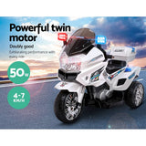 darrahopens Baby & Kids > Ride on Cars, Go-karts & Bikes Rigo Kids Ride On Motorbike Motorcycle Car White