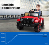 darrahopens Baby & Kids > Ride on Cars, Go-karts & Bikes ROVO KIDS Electric Ride On 12V 4WD Jeep Inspired  Car Boys Toy Battery Red