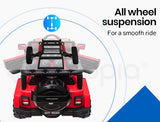 darrahopens Baby & Kids > Ride on Cars, Go-karts & Bikes ROVO KIDS Electric Ride On 12V 4WD Jeep Inspired  Car Boys Toy Battery Red