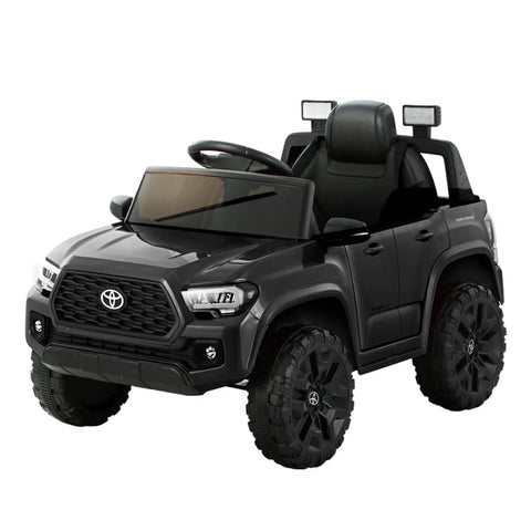 Darrahopens Baby & Kids > Ride on Cars, Go-karts & Bikes Toyota Ride On Car Kids Electric Toy Cars Tacoma Off Road Jeep 12V Battery Black