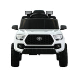 Darrahopens Baby & Kids > Ride on Cars, Go-karts & Bikes Toyota Ride On Car Kids Electric Toy Cars Tacoma Off Road Jeep 12V Battery White