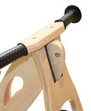 Darrahopens Baby & Kids > Ride on Cars, Go-karts & Bikes Wooden Balance Bike for Kids Toddler Child 2-6 yr Training Ride Bike Natural Wood with Hand  grip rubber tyres