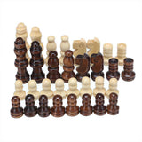 darrahopens Baby & Kids > Toys 3 IN 1 Wooden Chess Set Folding Chessboard Wood Pieces Draughts Backgammon Toy
