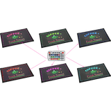 darrahopens Baby & Kids > Toys 40x60cm LED Drawing Writing Board Remote Controlled Fluorescent Light Up Sensory Play