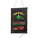 darrahopens Baby & Kids > Toys 40x60cm LED Drawing Writing Board Remote Controlled Fluorescent Light Up Sensory Play