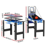 Darrahopens Baby & Kids > Toys 5-In-1 Games Table Air Hockey Pool Table Tennis Basketball Archery Kids Gift