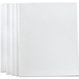 darrahopens Baby & Kids > Toys 5 pack of 50x60cm Artist Blank Stretched Canvas Canvases Art Large White Range Oil Acrylic Wood