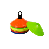 darrahopens Baby & Kids > Toys 60 Pack Sports Training Discs Markers Cones Soccer AFL Exercise Personal Fitness