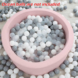 Darrahopens Baby & Kids > Toys 90x30cm Ocean Ball Play Pit Soft Baby Kids Paddling Foam Pool Child Barrier Toy