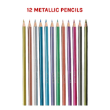darrahopens Baby & Kids > Toys Art Sketch Pencils Oil Drawing Colouring Graphite Charcoal Pencil Set 72pcs/set