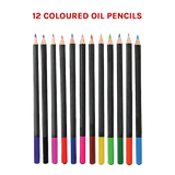 darrahopens Baby & Kids > Toys Art Sketch Pencils Oil Drawing Colouring Graphite Charcoal Pencil Set 72pcs/set