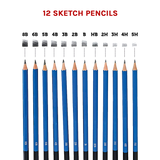 darrahopens Baby & Kids > Toys Art Sketch Pencils Oil Drawing Colouring Graphite Charcoal Pencil Set 72pcs/set