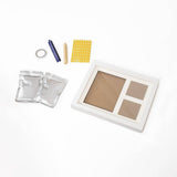 Darrahopens Baby & Kids > Toys Baby Hand & Foot Print Clay Cast Kit Photo Picture Frame Christening Gift