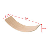 darrahopens Baby & Kids > Toys Balance Board Beam Seesaw Wooden Child Kids Adult Yoga