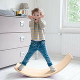 darrahopens Baby & Kids > Toys Balance Board Beam Seesaw Wooden Child Kids Adult Yoga