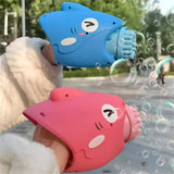 Darrahopens Baby & Kids > Toys Bubblerainbow 15-Hole Bubble Gun Shark Bubble Machine Automatic Children's Hand-Held Outdoor Toys